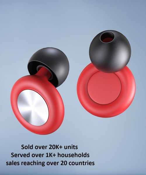 Concert Ear Plugs for Sleeping Noise Cancelling EarPlugs Reusable Ear Protection for Musicians,Rave,Focus,Moto and Sleep 25dB Silicone Earplugs Noise Reduction 8 Pair Ear Tips (XS/S/M/L) Red
