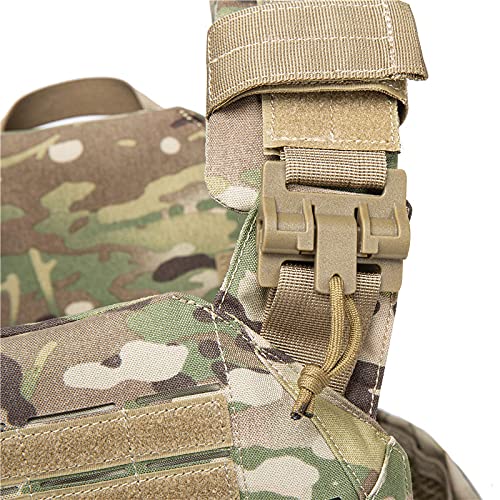 TWINFALCONS Quick Realse 1000D Nylon modular cutting tactical hunting vest personal protective for hunting (CP-Camo)