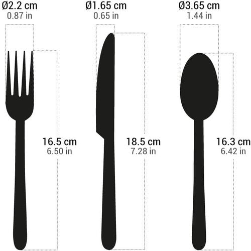 Keith Titanium Ti5310 3-Piece Cutlery Set (Custom Pouch Included)