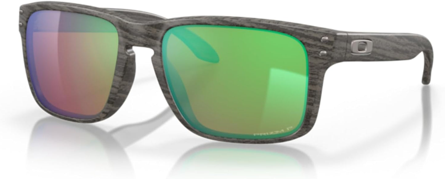 OAKLEY Holbrook OO9102 Square Sunglasses for Men+ Bundle Accessory Leash Kit, Microfiber Pouch