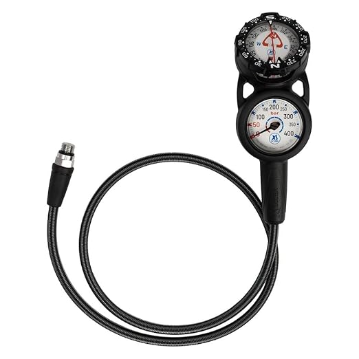 XS Scuba QuikVu Metric Console - Pressure and Compass