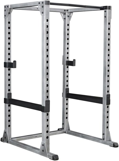 Body-Solid GPR378 Power Rack - Heavy-Duty Squat Cage with Adjustable Safety Bars & Chin-Up Bar for Home Gym