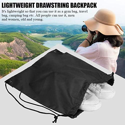 Drawstring Backpack Marble Bag Water Resistant Lightweight Gym Sackpack For Hiking Yoga Gym Swimming Travel Beach