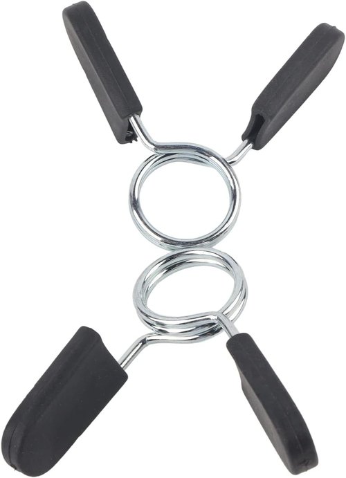 Dioche 1 inch Spring Clip Collars,2 Pcs Standard Barbell Clamps Spring for Smooth Dumbbell Handle or Standard Weightlifting Barbell, Wholesale Business