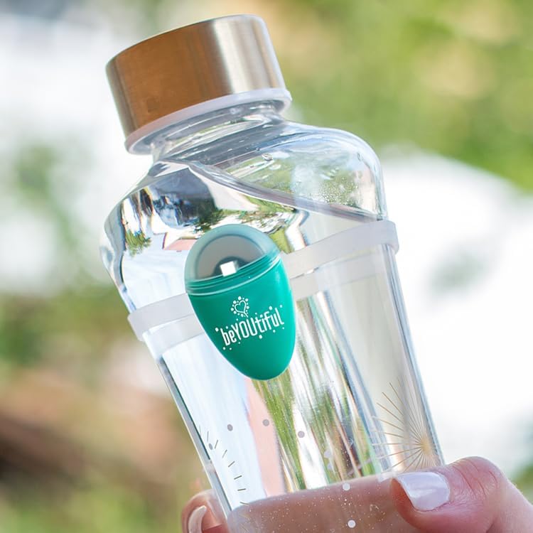 ULLA Drink Water Reminder, Smart Light for Water Bottle, Fits Most Bottles, Lights Up when Time to Drink, Hidrate Smart Water Bottle Reminder to Drink, Smart Hydration Reminder, Water Tracker - CACTUS