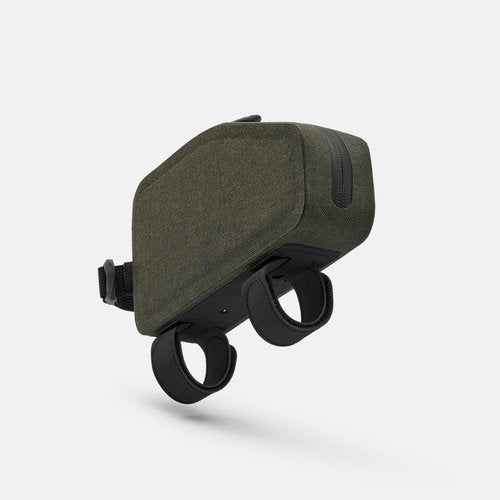 Brooks England Scape Top Tube Bag with Bolt, Cycling and Gravel Bag, Mud Green, One Size