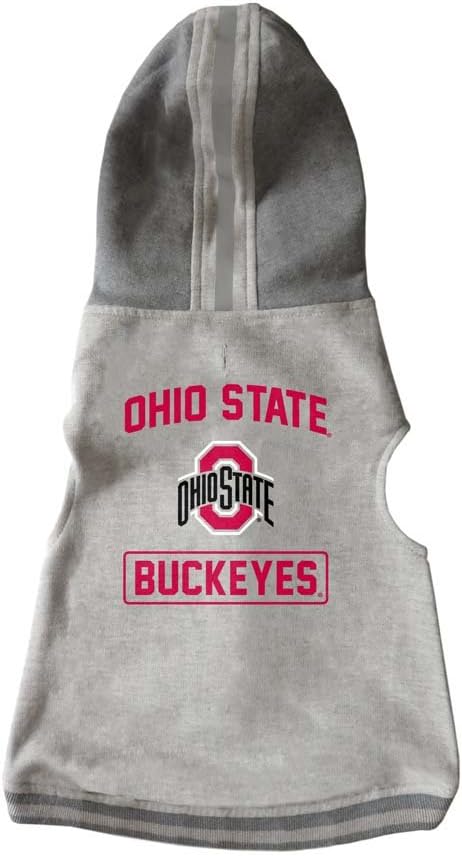 NCAA Ohio State Buckeyes LittlearthNCAA Pet Hooded Crewneck Type