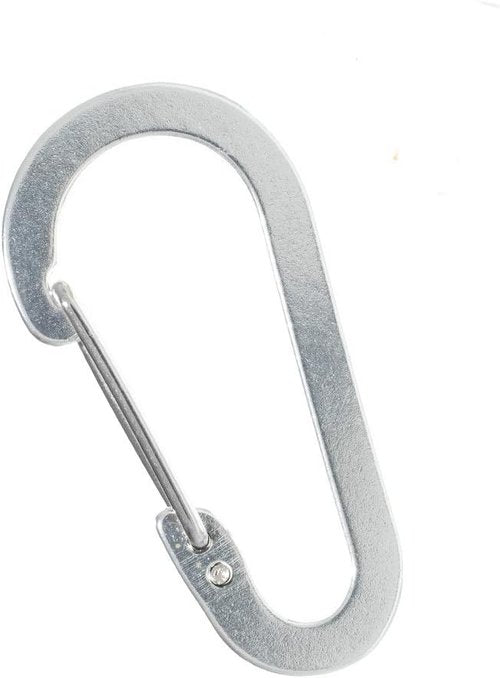Aluminum D Ring Carabiner Clip Bulk Packages - Available in a Variety of Sizes, Styles, and Colors