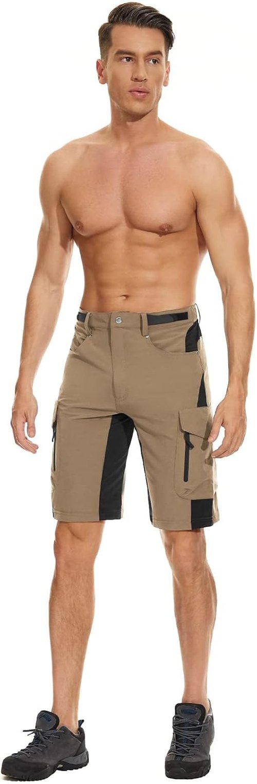 Cycorld Mens-Mountain-Bike-Shorts, Cycling, Hiking, Cargo, Outdoor Shorts