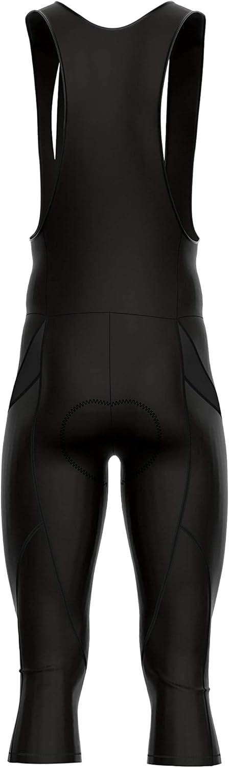 Sparx Men's Elite Super Roubaix Thermal Cycling 3/4 Bib Tights Bib Knicker Coolmax Padded