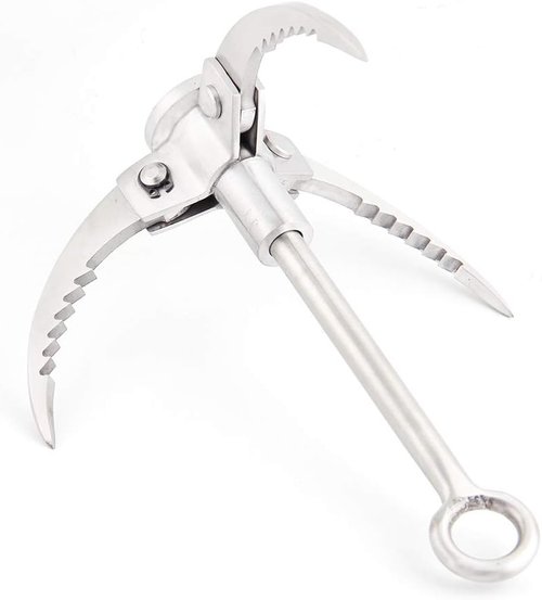 Grappling Hook Folding Claw Multifunctional Stainless Steel Hook for Outdoor