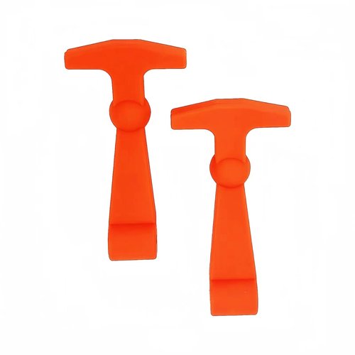 Nicoc 2 Pcs Cooler Latches Replacement for Rtic Yeti, Replacement Lid Latches Cooler Accessories Compatible with Yeti, Durable Easy to Install Cooler Replacement Parts (Orange)