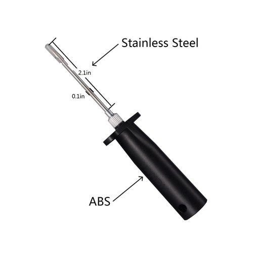 YANDIA Fish Venting Tool ABS Handle(Two Spare Replaceable Stainless Steel Needles)