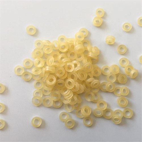 70Pcs Pellet Bands,Micro Pellet Bait Bands Match Coarse Fishing Terminal Tackle 2mm Rubber for Fishing Carp Hair Rigs and Hooks Convenient to Carry,Lures Attractants,Hunting and Fishing,Bait Rigs