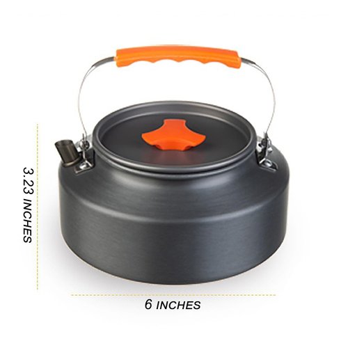 Portable Folding Stove, Compact Fuel Stove, Outdoor Cooking Gear Set, Mini Camping Stove, Windproof Camping Stove Head, Outdoor Travel Cookware Cooking Supplies, Fuel Stove (Cookware set)