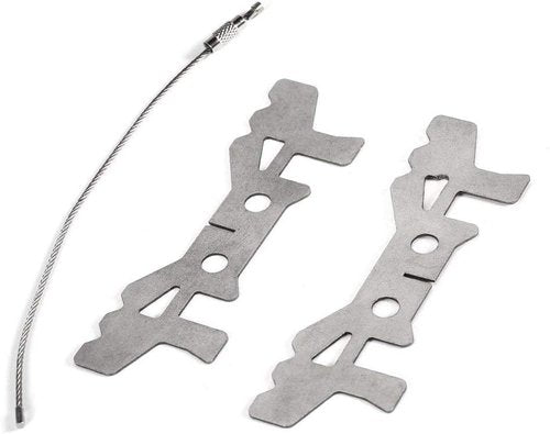 Lixada Stainless Steel Alcohol Stove Rack Cross Stand Outdoor Camping Stove Stand Support Rack (20g)