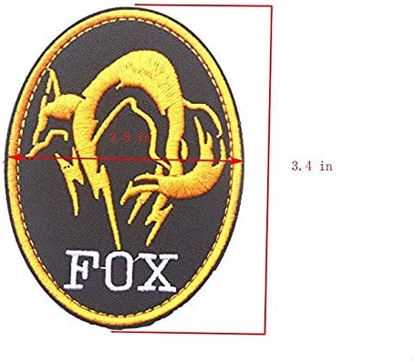 Military Morale Diamond Dogs and Metal Gear Solid Fox Patch (3pcs)