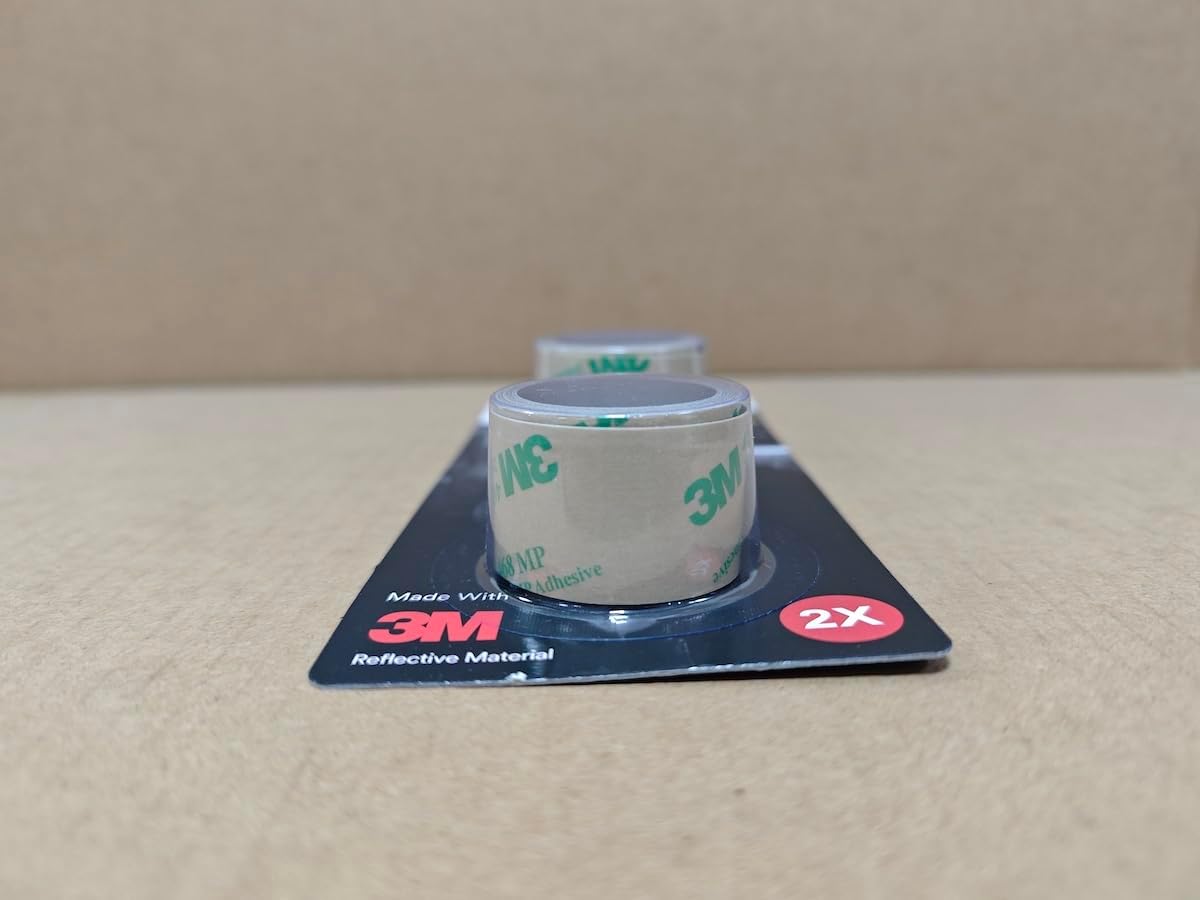 Salzmann Reflective Tape - Universal High Visibility Tape for Backpacks, Helmets, Bikes, Cars, etc. - Made with 3M Scotchlite