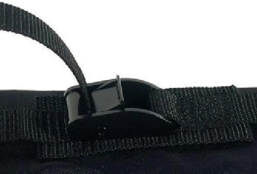 Dorsal Universal Soft Roof Rack Pads for Surfboard Kayak SUPs with Car Tie Down Straps and Storage Bag - Pack of 2 Black Polyester