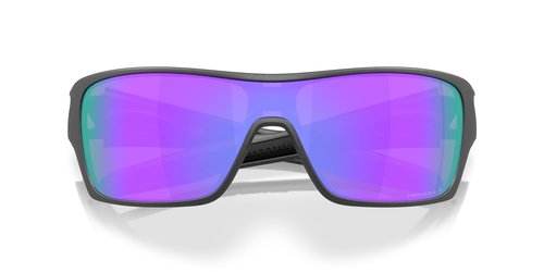 Oakley OO9307 Turbine Rotor Sunglasses, Matte Steel/Prizm Violet Polarized, 32 mm