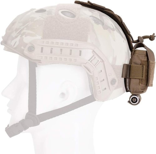 EMERSONGEAR Molle Tactical Helmet Battery Pouch Removable Gear Pouch Tactical Fast Helmet Accessories Counterweight Bag, Counterbalance Weight Bag