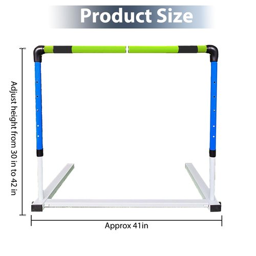 Voodans Adjustable Height Agility Hurdles Detachable Speed Training Hurdles Practice Hurdles for Football and Jumping Training (Pack of 1)