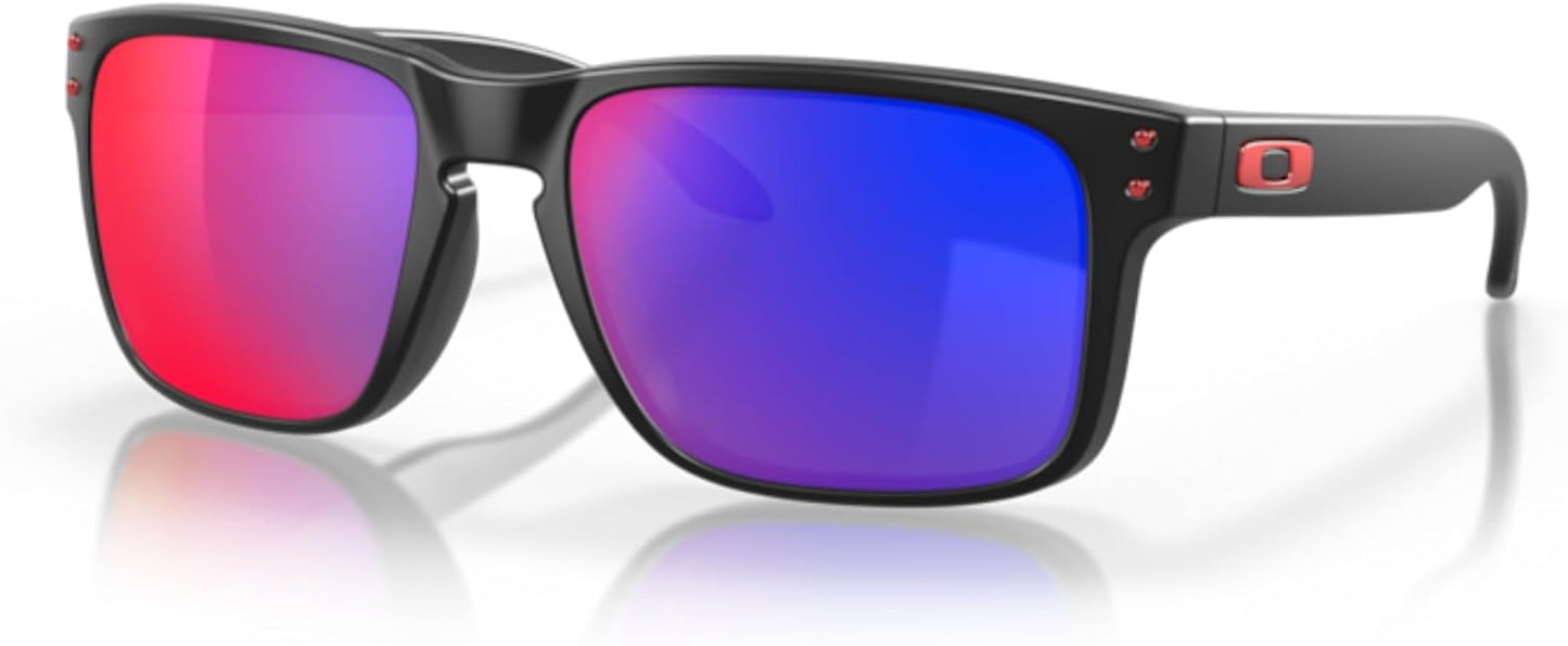 OAKLEY Holbrook OO9102 Square Sunglasses for Men+ Bundle Accessory Leash Kit, Microfiber Pouch