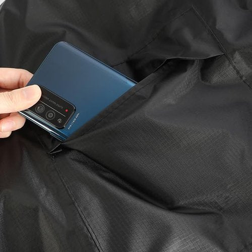 Roctee Rain Ponchos For Adults Women And Men, Waterproof Rain Coat Jacket With Hood, Pocket And Reflective Strip, Reusable Raincoat Unisex For Emergency Outdoor Camping Biking Hiking Climbing