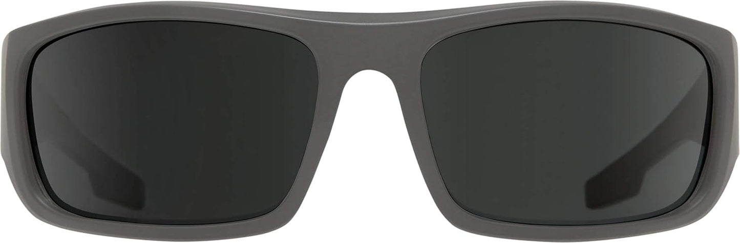 SPY Optic Piper, Rectangular Wrap Sunglasses, Color and Contrast Enhancing Lenses