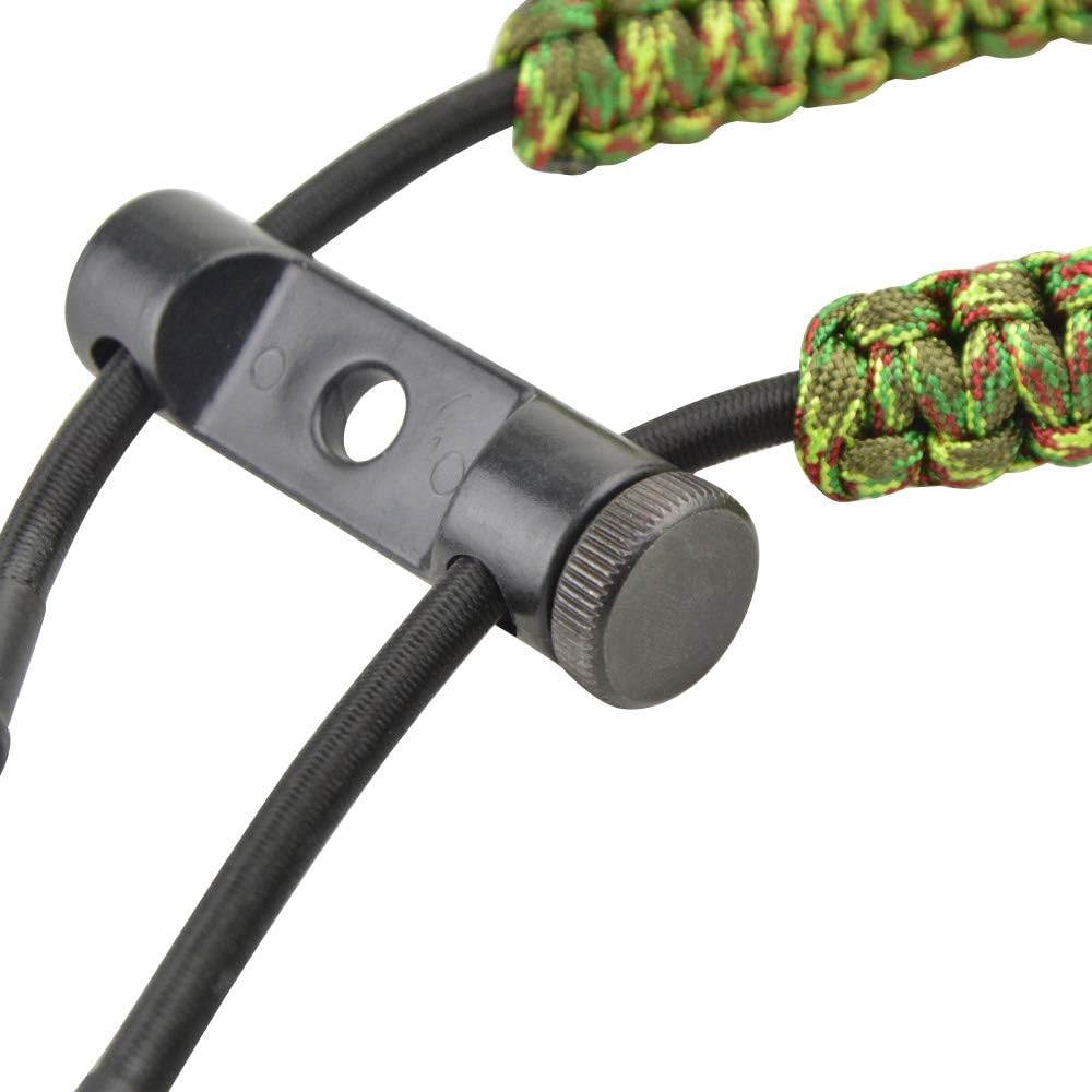 ZSHJGJR Archery Bow Wrist Sling Braided Archery Adjustable Bow Strap Wrist Sling For Compound Bow Hunting Shooting