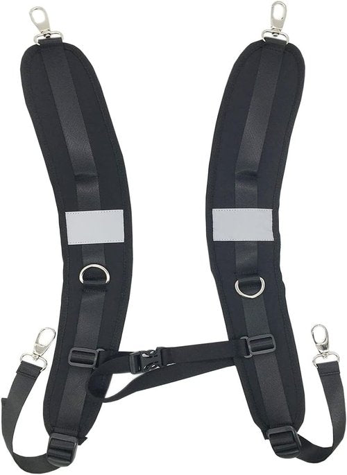 FOLAI Waterproof Replacement Shoulder Strap with Adjustable Belt for Shoulder Bag Backpack Black