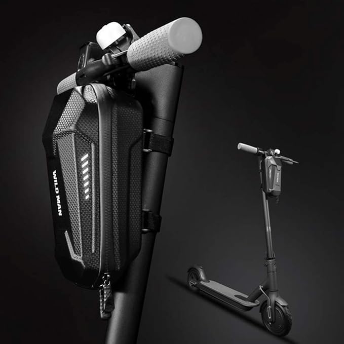WILD MAN Hard Shell Waterproof Scooter Storage Bag for Kick Scooters Folding Bike (3L)