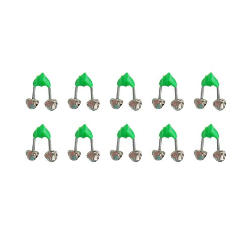 QHAJRYYC 10 Pcs Plastic Fishing Rod Alarm Bell, Bells Fishing, Bells for Fishing Poles, Bell Alert for Fishing Pole, Fishing Rod Bells, Bell for Rods, Fish Bells for a Fishing Pole