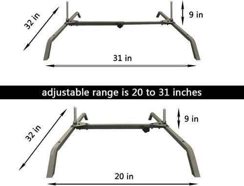 Highwild Universal Adjustable 3D Archery Target Stand - Larger Range - Indoor & Outdoor Use