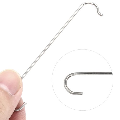 Chazcool 10PCS Stainless Steel Bicycle Chain Hooks, Bicycle Chain Hook for Mountain Road Bicycle, Bike Chain Hook