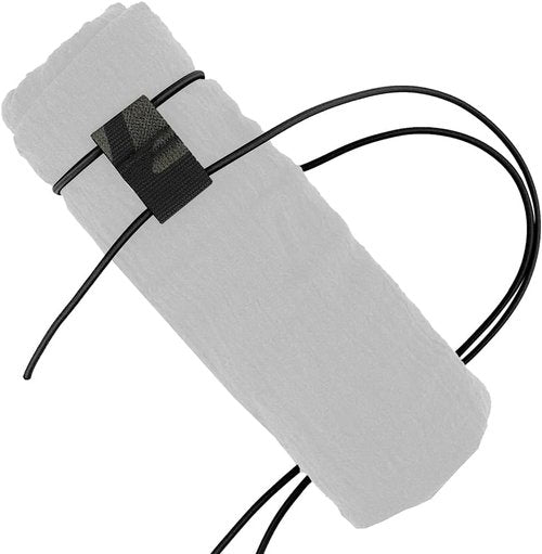 Elastic Fastener Strap for Tactical Flag,Fixed Elastic Cord,Molle Webbing Loop Cord Lock (Black cp)