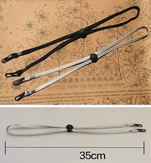 2PCS Unisex Adjustable Nylon Windproof Rope Belt Removable Hat Windproof Buckle Retaining Clip for Summer Fishing Sun Hat Outdoor