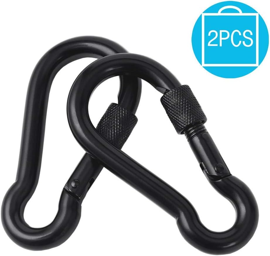 PROND Locking Carabiners, Heavy Duty Carabiner, 316 Stainless Steel Screw Lock Carabiner Hooks