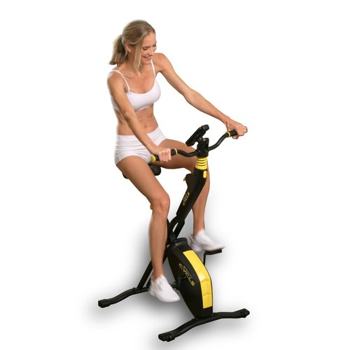 STEALTH GAME CYCLE: Full-Body Workout X-Bike, Gamified Cardio with 5 Free Games, Foldable Magnetic Cycle, Phone Holder + Free Fitness App (Optional Premium Subscription)