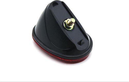 BSK Red Oval Rear Bicycle Mudguard Fender Cycling Safety Warning Reflectors (Red)