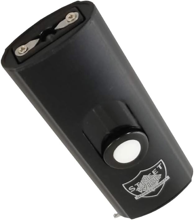 Streetwise Mini Keychain Stun Gun 22,000,000 Volts (Small Size, BIG Power) BLACK