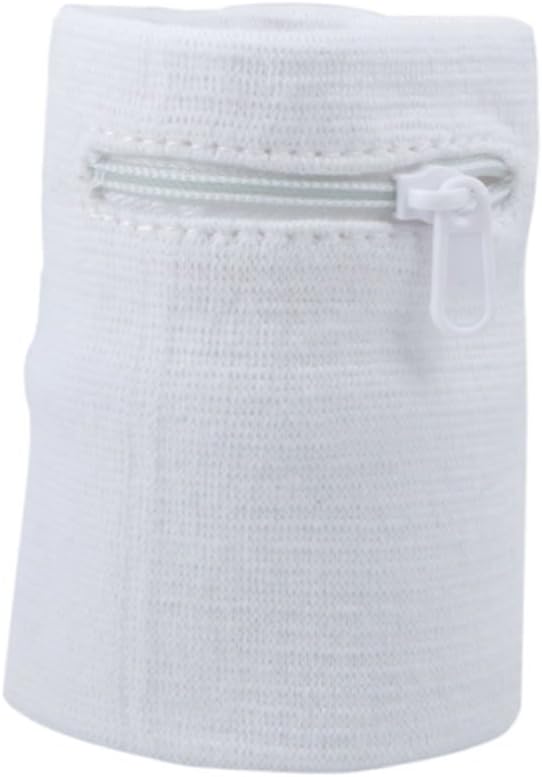 Zipper Wrist Pouch Sweatband Wallet - Securely Store Keys, ID, Cards & Cash