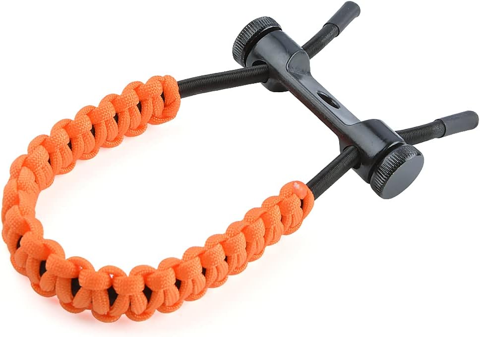 ZSHJGJR Archery Bow Wrist Sling Braided Archery Adjustable Bow Strap Wrist Sling For Compound Bow Hunting Shooting