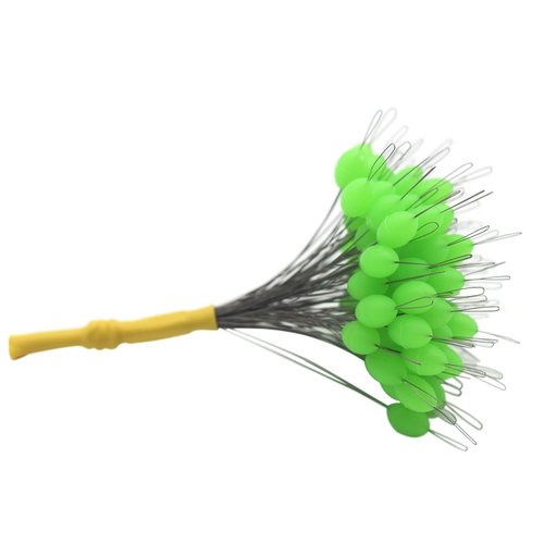 Super Big Fishing Stops 300 Pieces Soft Silicone Fishing Bobber Stopper,Beads Float Sinker Stops