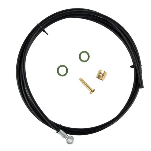 Bicycle Brake Hose And Brass Connection Insert Kit, Bike Hydraulic Disc Brake Hose Kit For BH59 BH90(Black)