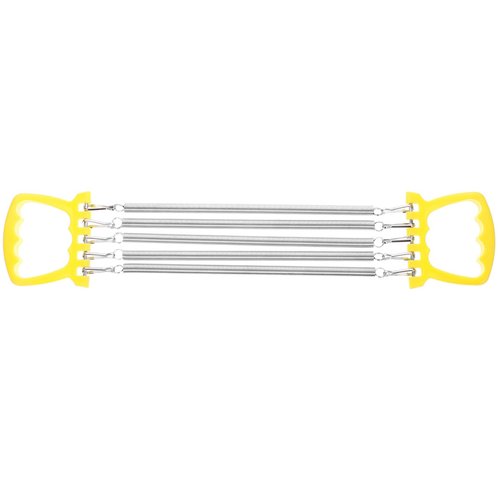 Toddmomy Spring Tensioner for Kids Adjustable Chest Expander Resistance Bands Lightweight Indoor Outdoor Fitness Equipment Durable Spring Steel Exerciser 16.14X3.54X0.39 Inches