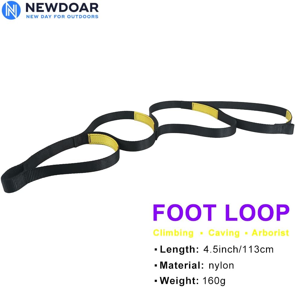 NewDoar Foot Ascender Loop for Climbing Tree Arborist