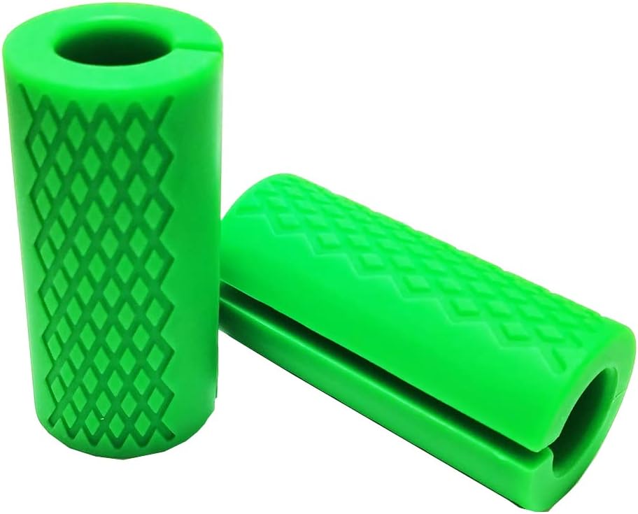 Weight Bar Grips Fit Standard Barbell, Dumbell Handles, Thick Bar Training Adapter for Weightlifting & Cable Attachments Fitness Training Rope Grips for Body Arm Forearm Builder Strength