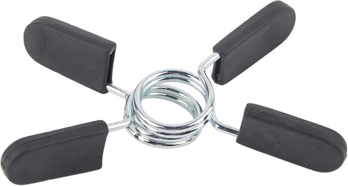 Dioche 1 inch Spring Clip Collars,2 Pcs Standard Barbell Clamps Spring for Smooth Dumbbell Handle or Standard Weightlifting Barbell, Wholesale Business