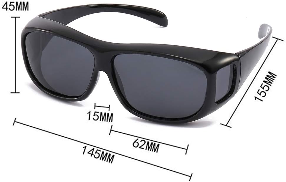 Polarized UV Glasses Aviator Driving Goggles Cycling Sunglasses Eyewear Glasses Anti Glare